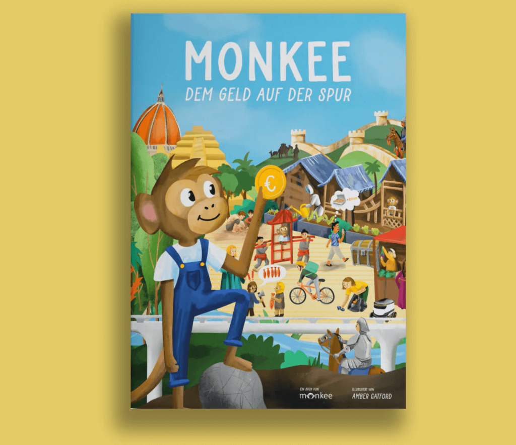 Kinderbuch über Geld – Monkee Wimmelbuch